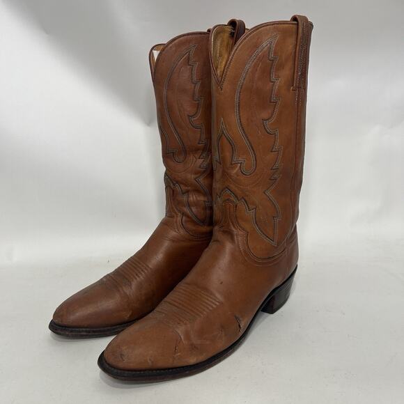 Vintage Lucchese 1883 Cowboy Boots Style 1505 Men’s 10.5D main image 11